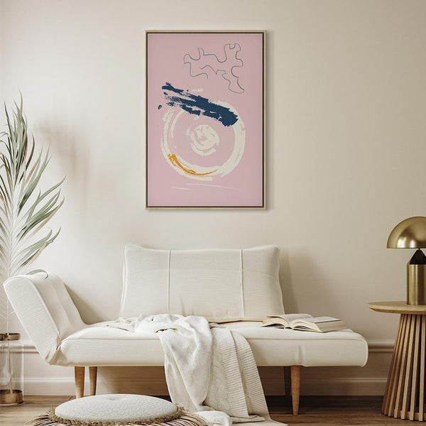 Quadro - Pink Accent (1 Part) Vertical