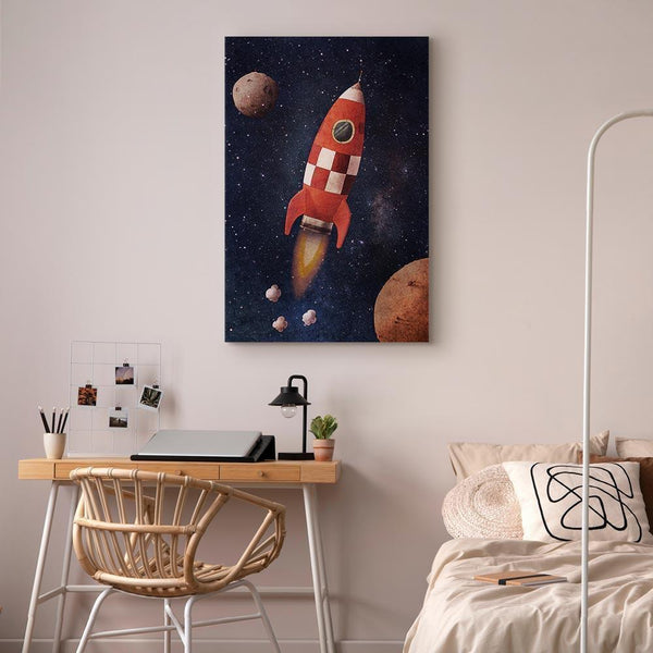 Quadro - Into the Unknown by Rocket (1 Part) Vertical