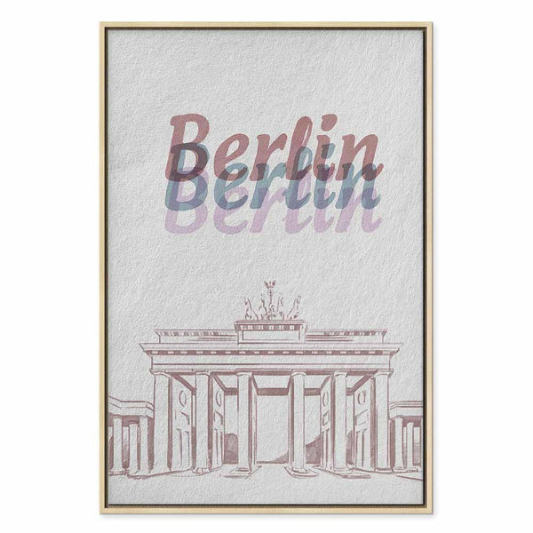Quadro - Berlin in Watercolours (1 Part) Vertical