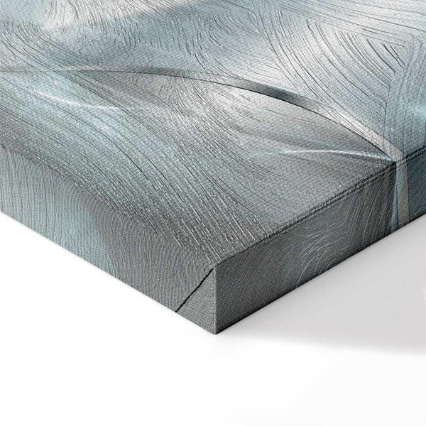 Quadro - Sparkling Dandelions (5 Parts) Blue Wide