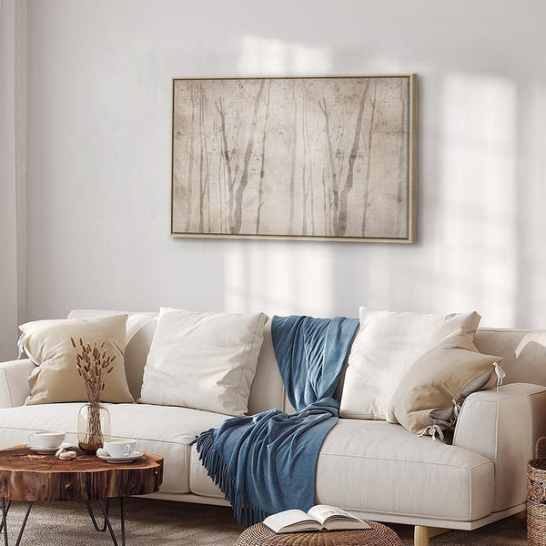Quadro - Beige Forest of Thoughts (1 Part) Wide