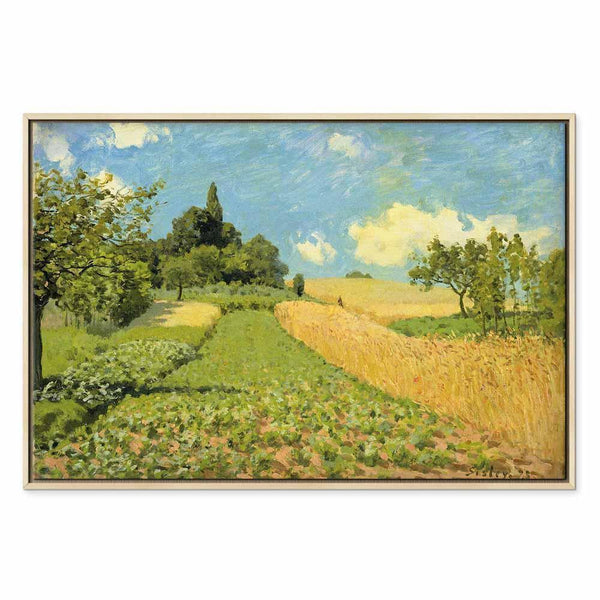 Quadro - Alfred Sisley – Grain fields on the hills of Argenteuil