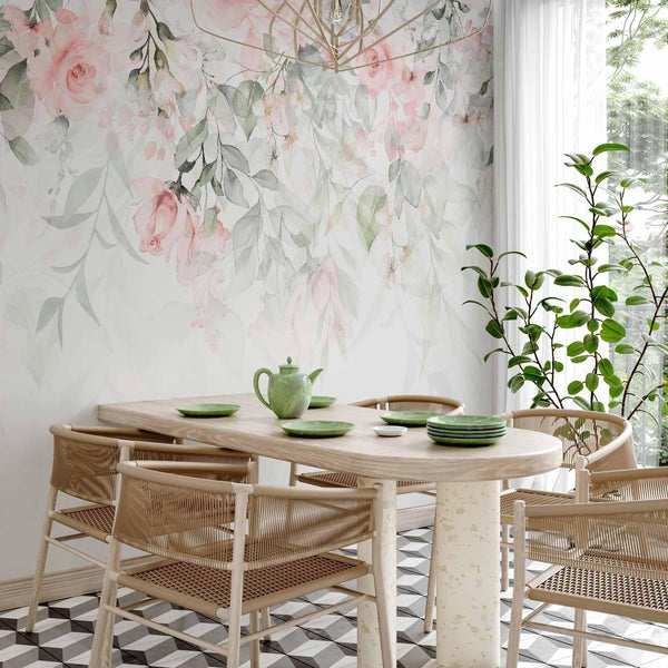 Carta da parati - Waterfall of Roses - First Variant