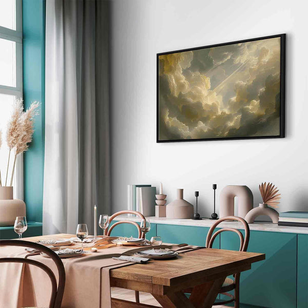 Quadro - Enchanting Play of Colors Against a Backdrop of Clouds