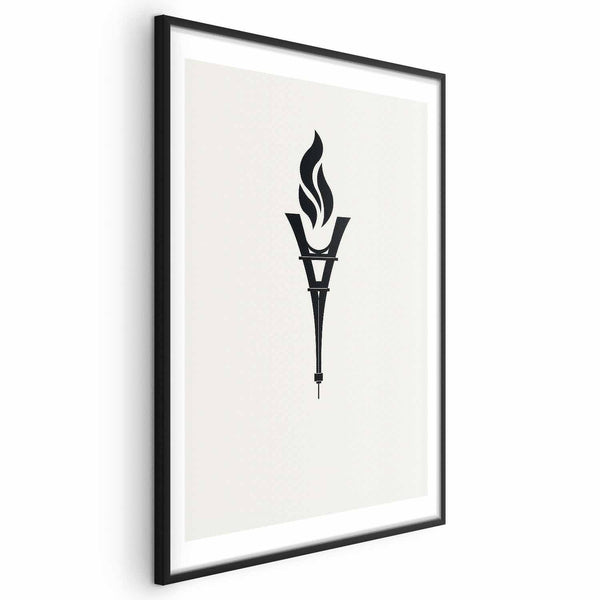 Poster - Torch Shaped Like the Eiffel Tower