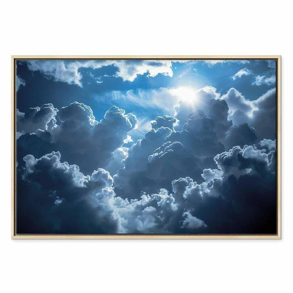 Quadro - Animated Scenery: The Sun Battling with Clouds