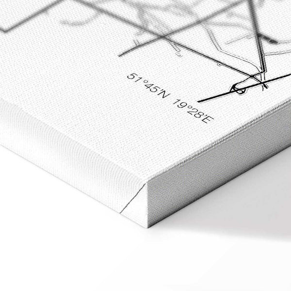 Quadro - City Plan: Lodz (1 Part) Vertical