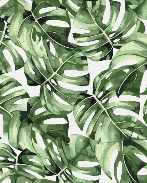 Quadro fai da te - Exotic monstera