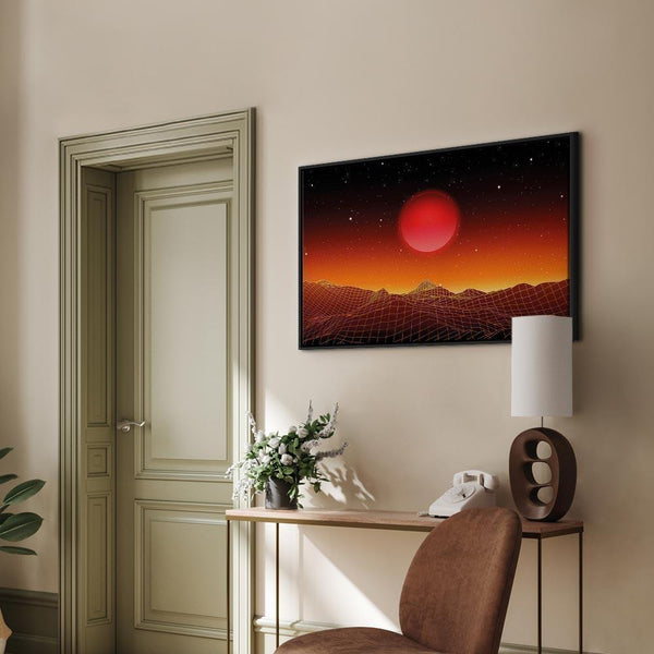 Quadro - Futuristic landscape (1 Part) Wide