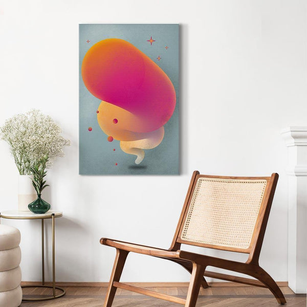 Quadro - Pink Streak (1 Part) Vertical