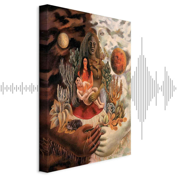 Quadro - Frida Kahlo – The Love Embrace of the Universe, the Earth (Mexico), Myself, Diego, and Señor Xolotl