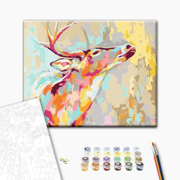 Quadro fai da te - Proud Deer