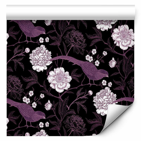 Tappezzeria murale - Peonies and pheasants