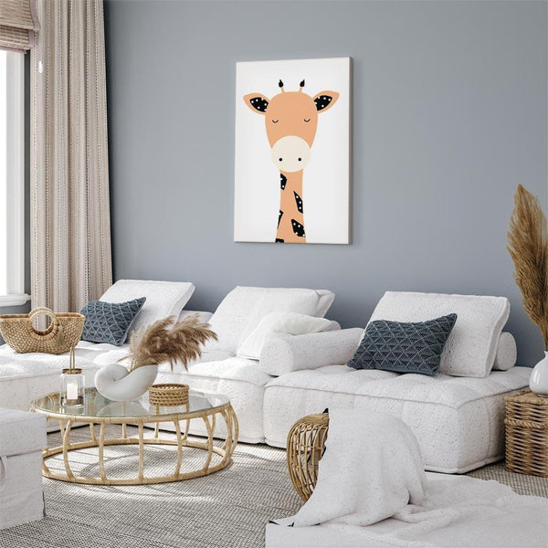 Quadro - Funny Giraffe (1 Part) Vertical