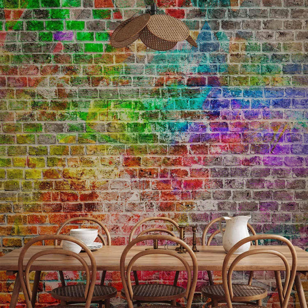Carta da parati - Rainbow Wall