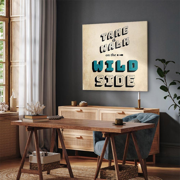 Quadro - Take Walk on the Wild Side (1 Part) Square