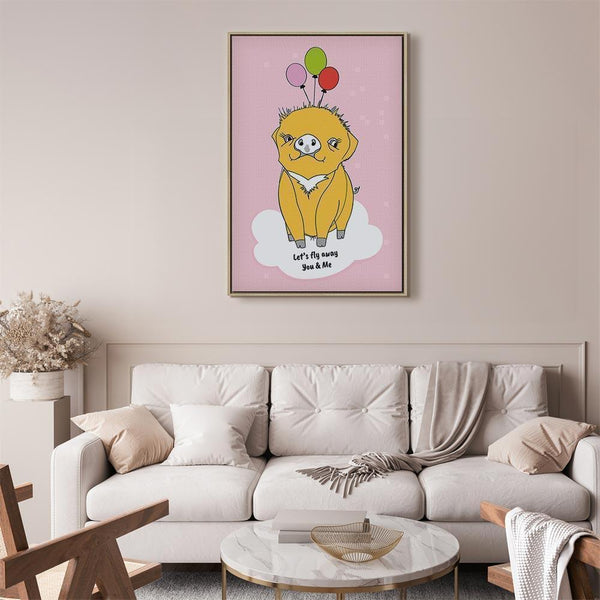 Quadro - Soaring Pig (1 Part) Vertical