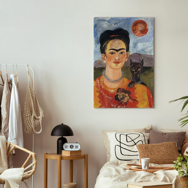 Quadro - Frida Kahlo – Self-Portrait with Diego on My Breast