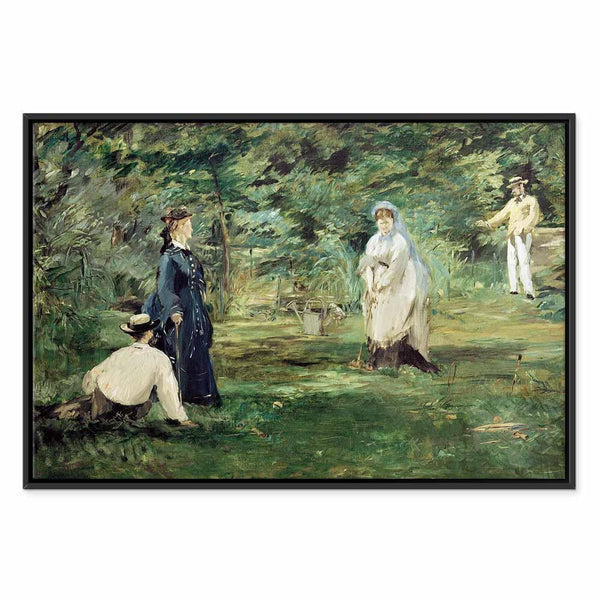 Quadro - Edouard Manet – The Croquet Party in Paris