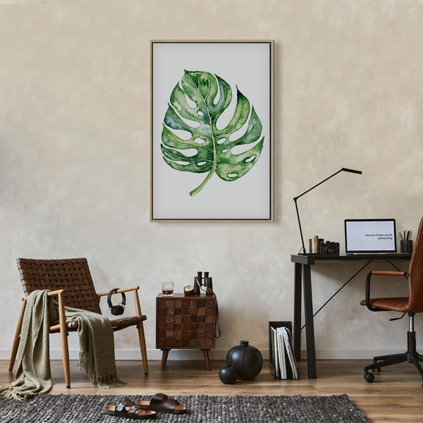 Quadro - Watercolor Monstera (1 Part) Vertical