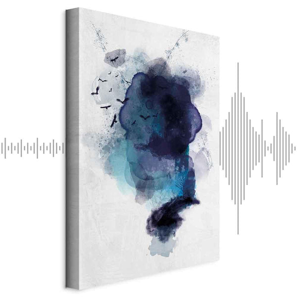 Quadro - Blue Memory (1 Part) Vertical