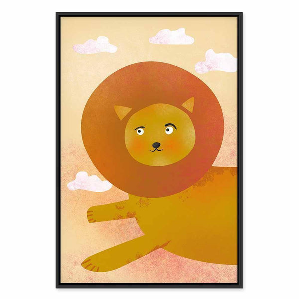 Quadro - Lion's Fun (1 Part) Vertical