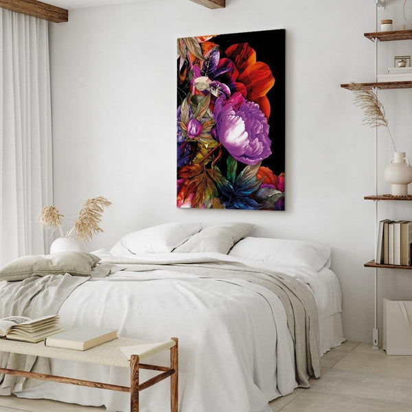 Quadro - Nature in Summer Hues (1-part) - Flower Garden of Inspiration