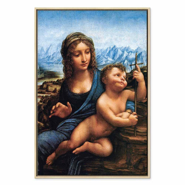Quadro - Leonardo da Vinci – Madonna With a Distaff