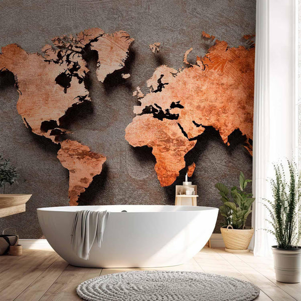 Carta da parati - Copper Map