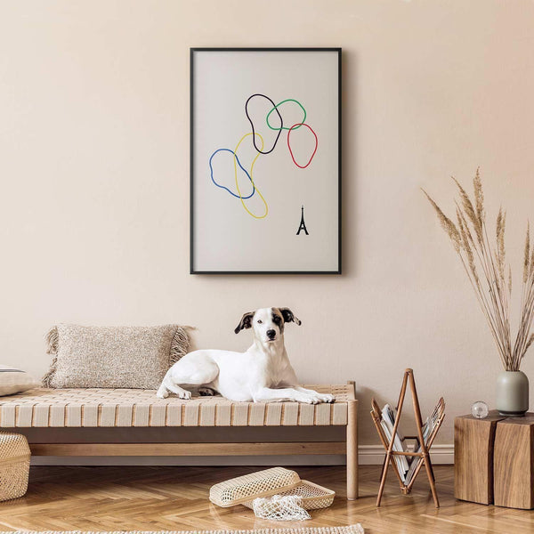 Poster - Colorful Circles - digital graphic - minimalism
