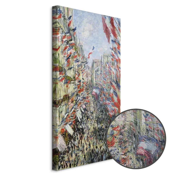 Quadro - Claude Monet – The Rue Montorgueil in Paris, Celebration of June 30, 1886
