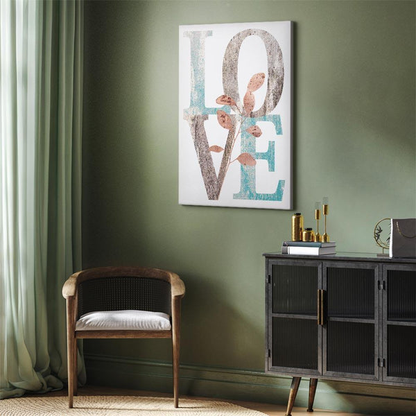 Quadro - Flourishing Letters (1 Part) Vertical