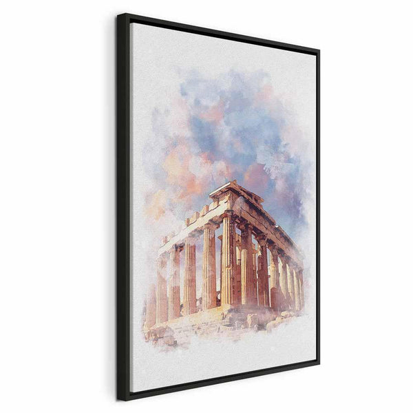 Quadro - Painted Parthenon (1 Part) Vertical