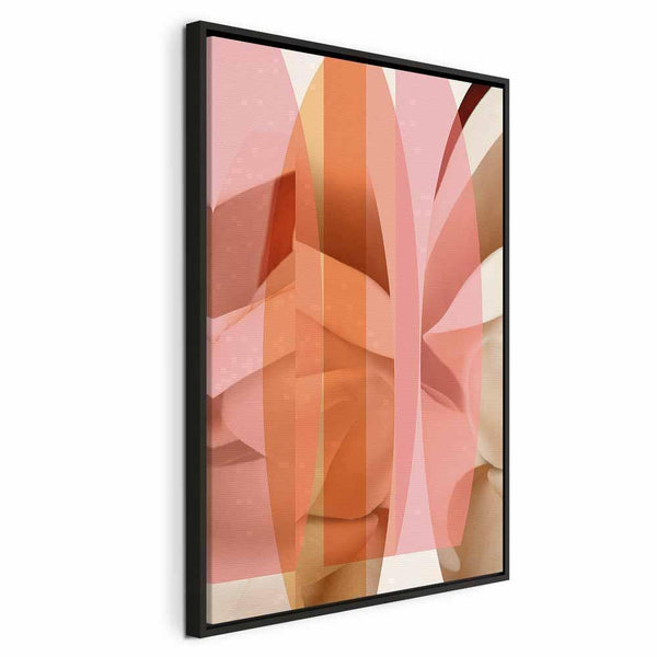 Quadro - Floral Kaleidoscope (1 Part) Vertical
