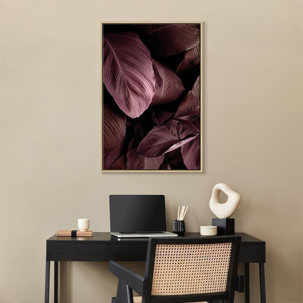 Quadro - Velvet Leaves (1 Part) Vertical