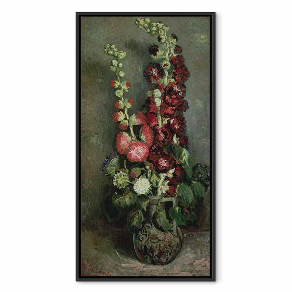 Quadro - Vincent Van Gogh – Vase of Hollyhocks