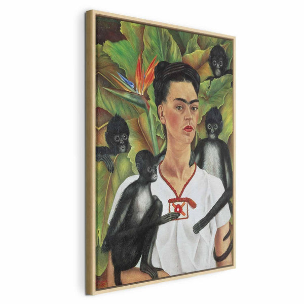 Quadro - Frida Kahlo – Self-Portrait with Monkeys