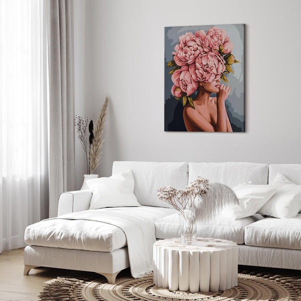 Quadro fai da te - Queen of peonies