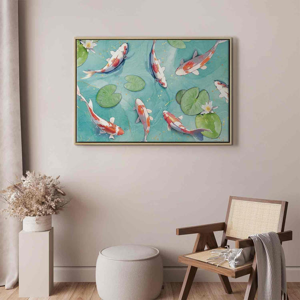 Quadro - Pond in Japan