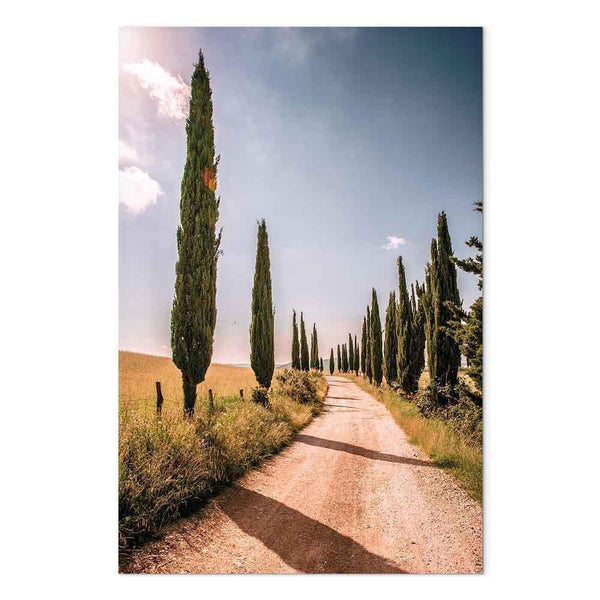 Quadro - Italian cypresses (1 Part) Vertical