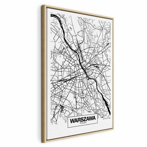 Quadro - City Plan: Warszawa (1 Part) Vertical