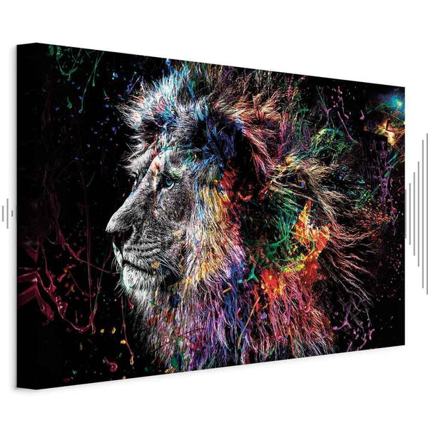 Quadro - Crazy Lion (1 Part) Wide