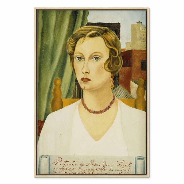 Quadro - Frida Kahlo – Portrait of Mrs Jean Wight