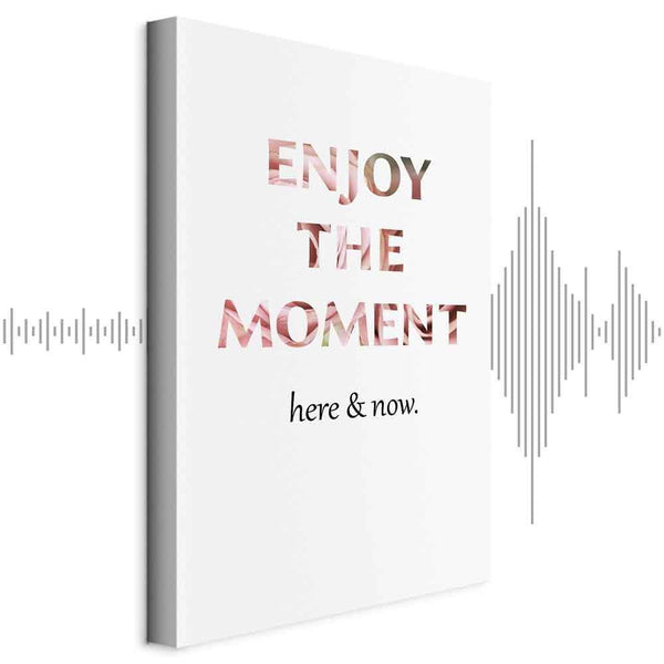 Quadro - Unique Moment (1-part) - English Text on White Background