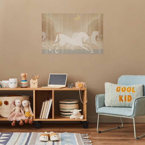 Poster - Galloping Horses