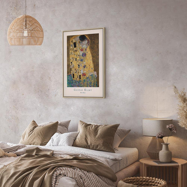 Quadro - Gustav Klimt - The Kiss (1 Part) Vertical