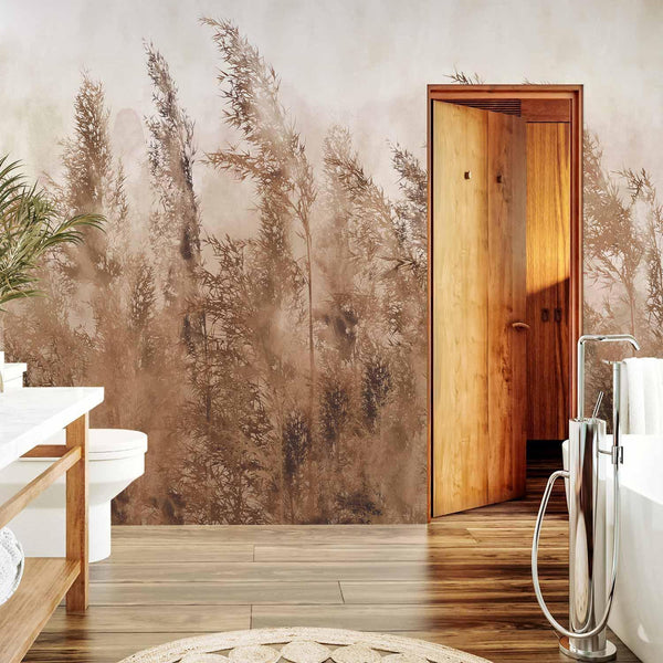 Carta da parati - Tall Grasses - Brown