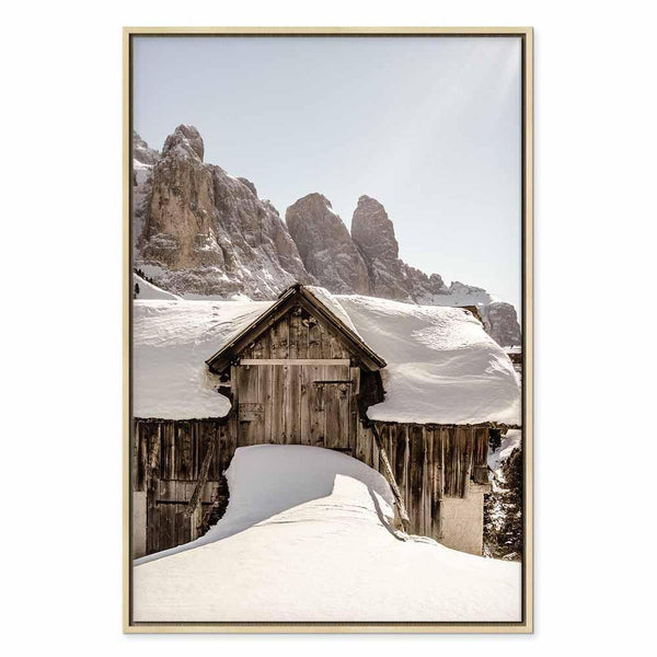 Quadro - Winter in the Dolomites (1 Part) Vertical