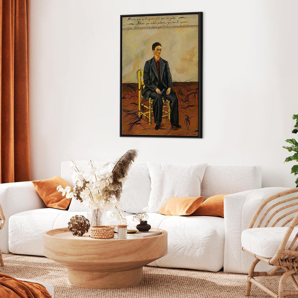 Quadro - Frida Kahlo – Self-Portrait with Cropped Hair