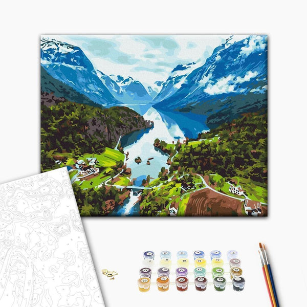 Quadro fai da te - Alpine valley
